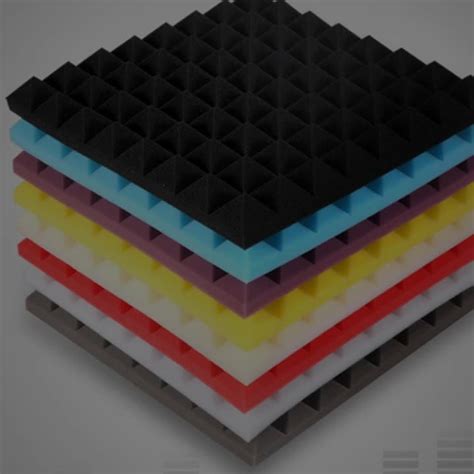 Pyramid-shaped Acoustic Foam Sound Absorbing Panel Pu Foam - Buy Acoustic Foam,Sound-absorbing ...