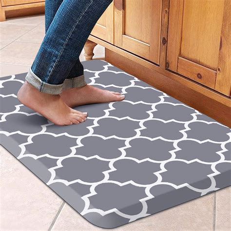 WISELIFE Kitchen Mat and Rugs Cushioned Anti-Fatigue Kitchen mats ,17.3 ...