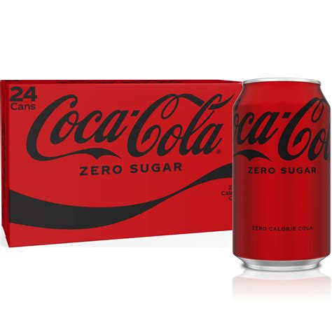 Buy Coke Zero Sugar Cola Soda, 12 oz, 24 Pack (Package May Vary) Online ...