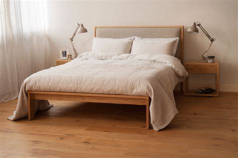 Shetland Bed | Padded Headboard | Natural Bed Company | Wooden bed frames, Wooden bed ...