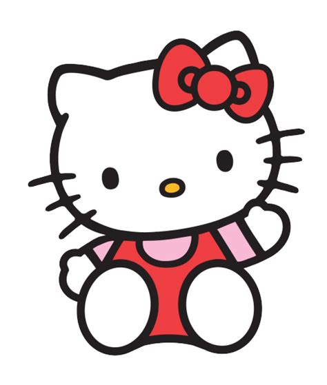 Hello Kitty Waving transparent PNG - StickPNG