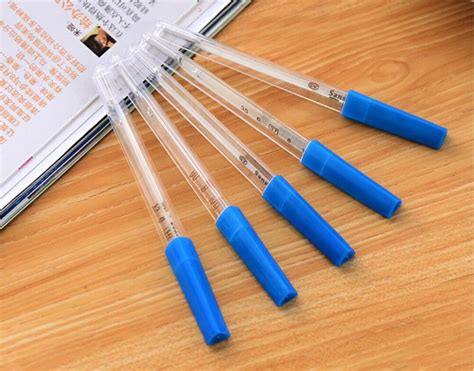 12Pieces High Quality White A Level Medical Classic Traditional Mercury Glass Clinical Armpit ...