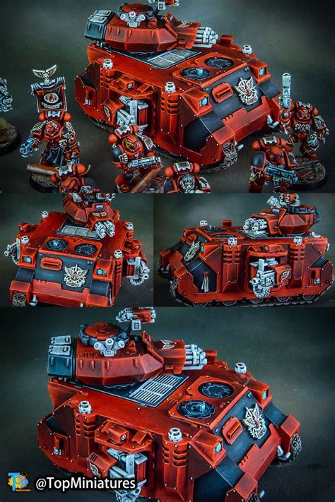 blood angels baal predator Painted Warhammer 40k model | Warhammer 40k blood angels, Warhammer ...