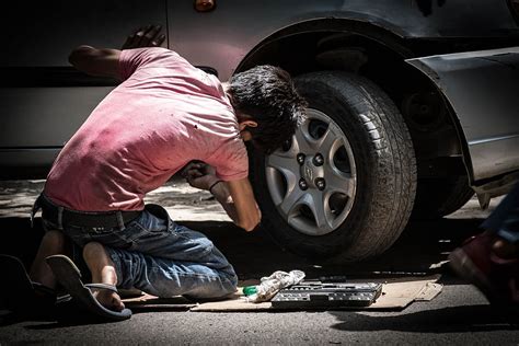 HD wallpaper: photo of man repairing the car, child labor, car mechanic ...