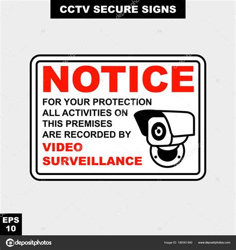 Printable Video Surveillance Signs Free - Free Printable