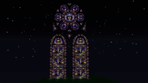 Fantasy stained glass cathedral(WIP) Minecraft Map