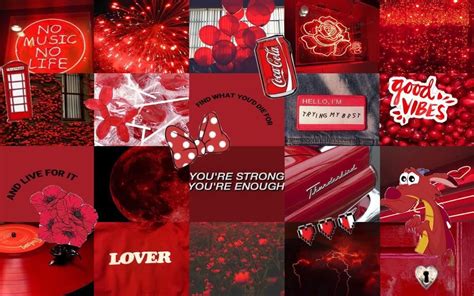 Laptop Red Aesthetic Wallpapers - Wallpaper Cave