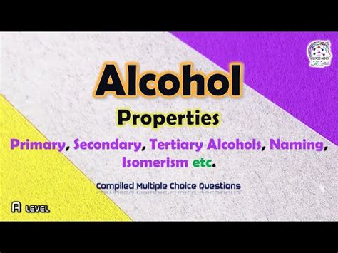 Tertiary alcohol: structure, properties, examples - science - 2024