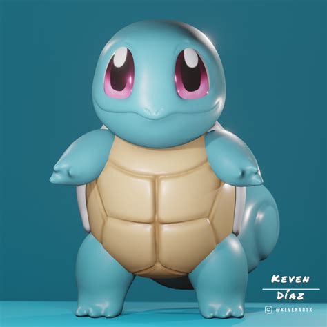 ArtStation - Squirtle Fan Art