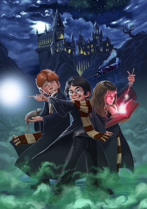 ArtStation - Fanart: Harry Potter, J.G. Miedes | Гарри поттер мультфильм, Гарри поттер аниме ...