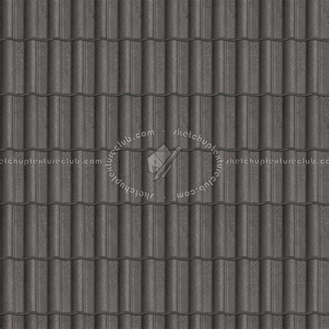 Concrete roof tile texture seamless 03469