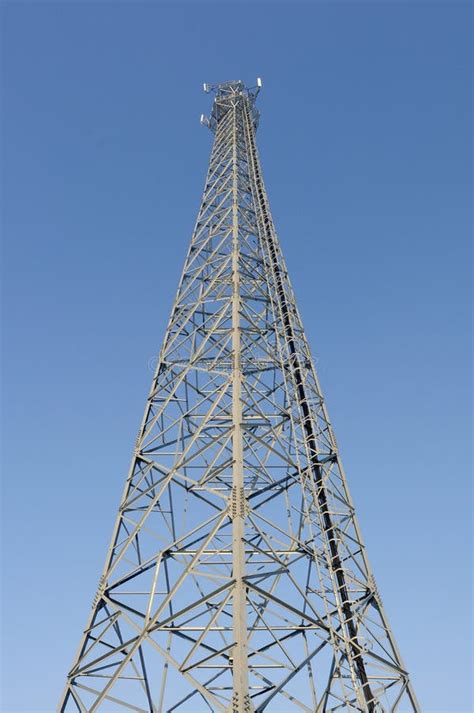 Signal tower stock photo. Image of iron, outdoor, dissemination - 12188740