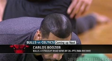 Carlos Boozer spray-painted his hair for Bulls-Celtics game (Picture)