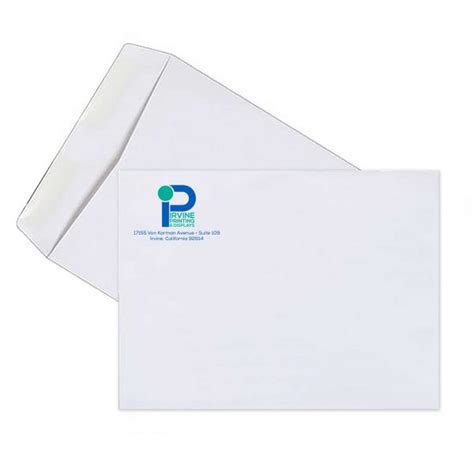 9 x 12 Envelopes Booklet / Catalog - Irvine Printing & Displays