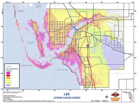 Lee County storm surge zones | WINK NEWS