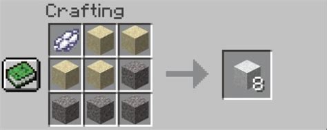 Concrete Powder Recipe for Minecraft | AlfinTech Computer