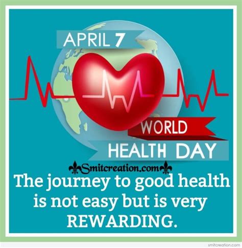 Happy World Health Day Quote - SmitCreation.com