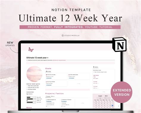 Ultimate 12 Week Year Notion Template | Notionhub