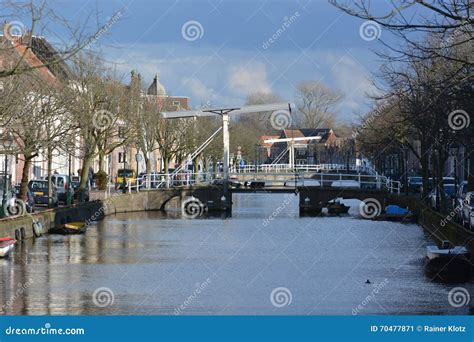 Canal in Alkmaar, Netherlands, Noordholland Editorial Photo - Image of ...