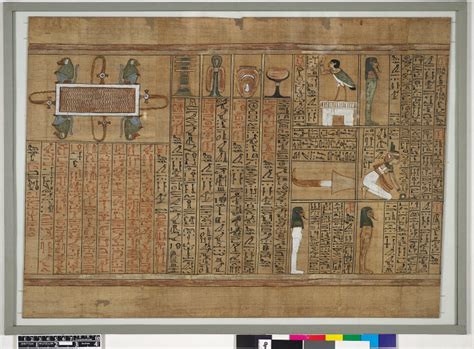 Book of the Dead of Ani, sheet 33, Egypt, 19th Dynasty | The British ...