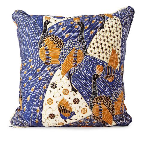 Peacock Pillow | quilted bird pillow | UncommonGoods