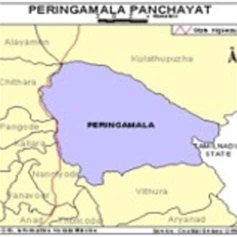 Fig.no -1: Map of Peringamala Panchayath; Kerala. | Download Scientific ...