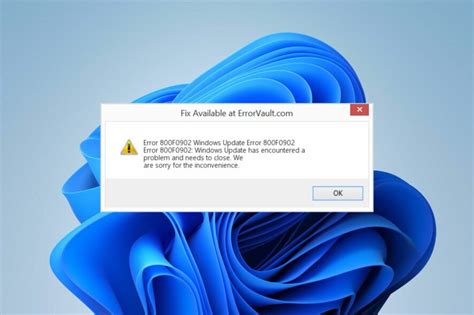 Windows Update Error 800f0902: How to Quickly Fix it