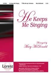 He Keeps Me Singing Sheet Music by Mary Mcdonald (SKU: 10/3920L ...