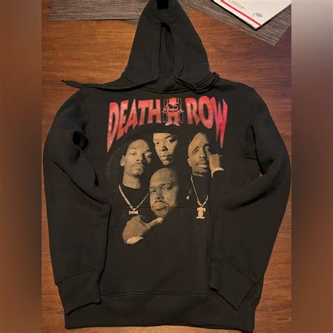 Death Row Records Hoodie Snoop Dogg Dr. Dre Tupac 2pa… - Gem