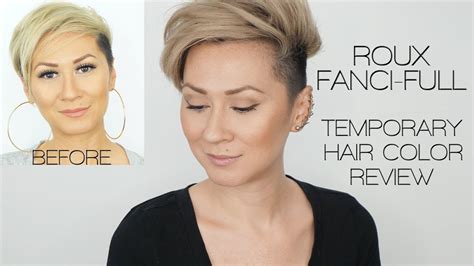 ROUX FANCI-FULL TEMPORARY HAIR COLOR RINSE REVIEW - YouTube