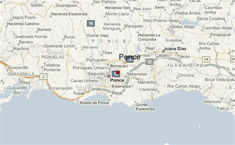 Map Of Ponce Puerto Rico - Maps For You