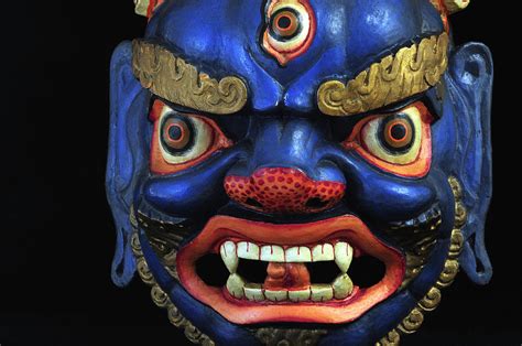 Sikkim Dance Mask, India Photograph by Theodore Clutter - Fine Art America