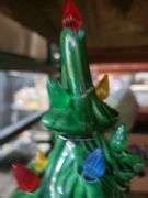Vintage Ceramic Christmas Tree And Spare Lights - Baer Auctioneers - Realty, LLC