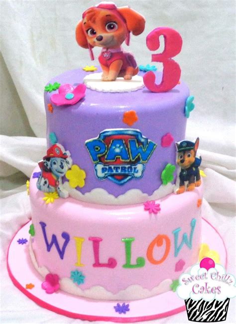 Skye Paw Patrol Cake | Skye paw patrol cake, Paw patrol cake, Birthday cake kids