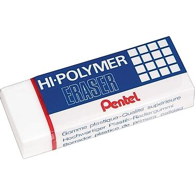 Pentel Hi-Polymer® Latex Free Eraser, 3/Pack | Staples®