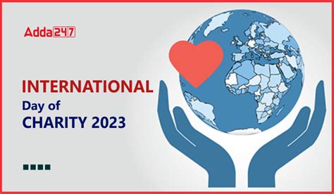 International Day of Charity 2023, Observed on 5 September