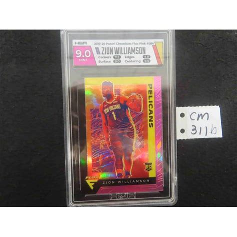 Graded Zion Williamson Basketball Rookie Card