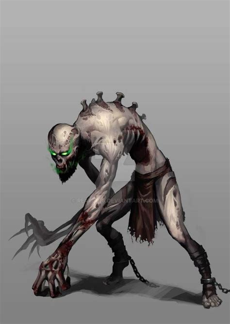 Ghoul by reaper78 on DeviantArt | Fantasy monster, Zombie monster, Zombie art