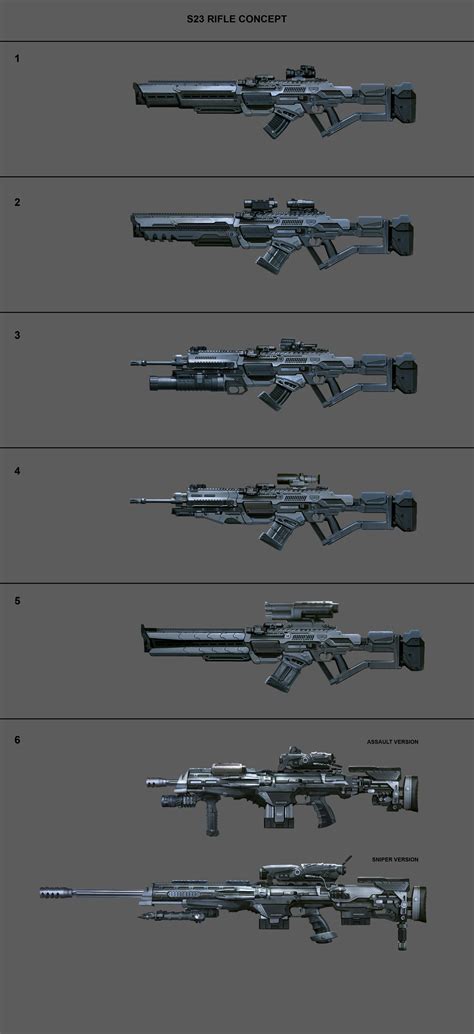 Sniper Ghost Warrior 3 concept art — weapons by Michal Matczak — ProUser.Me