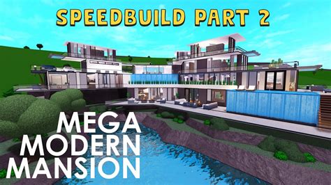 Bloxburg Mega Modern Mansion - Image to u