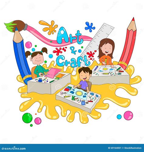 Children Enjoying Summer Camp Activities Stock Vector - Illustration of ...