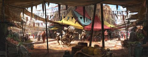 ArtStation - Sun Empire: Plateau Marketplace