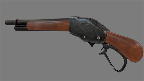 Winchester 1887 - 3D Model by sathak