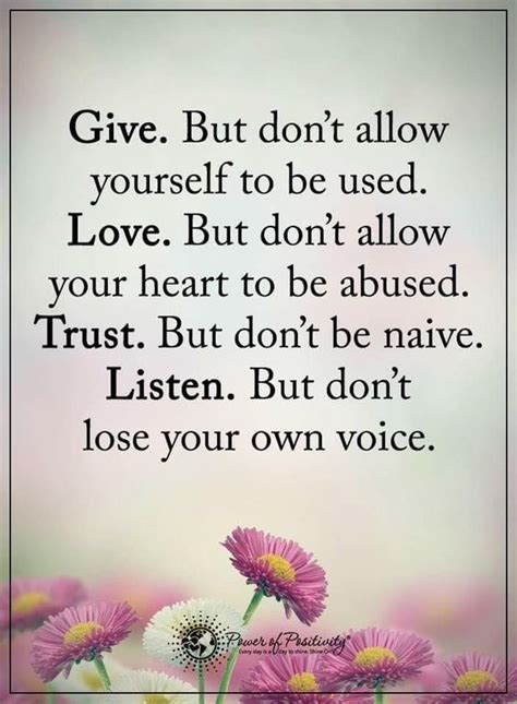 Give. Love. Trust. Listen. · MoveMe Quotes