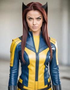 Female Wolverine Cosplay. Face Swap. Insert Your Face ID:1008996