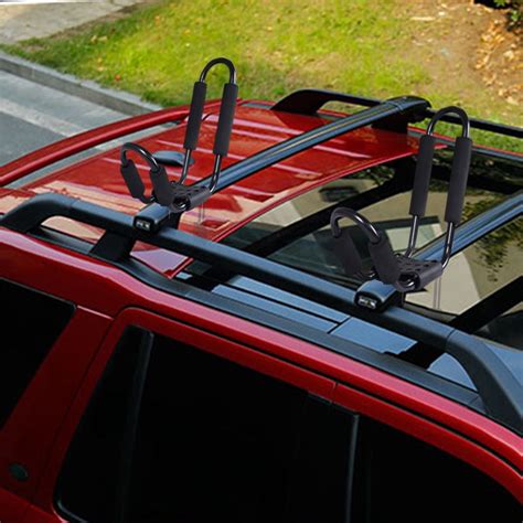 2 Pair Canoe Boat Kayak Roof Rack Car SUV Truck Top Mount Carrier J ...