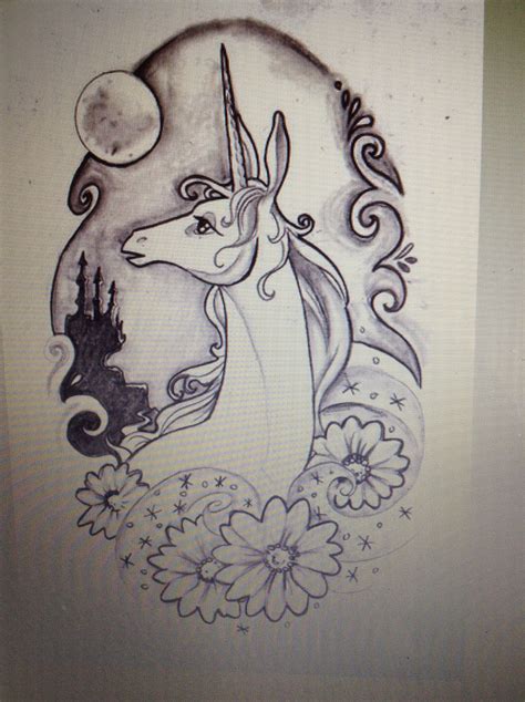 The Last Unicorn. | Unicorn tattoo designs, Mermaid tattoos, Last unicorn tattoo