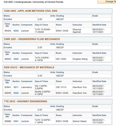 Civil Engineering Fall 2021 Schedule - Thoughts & Advice? : r/ucf