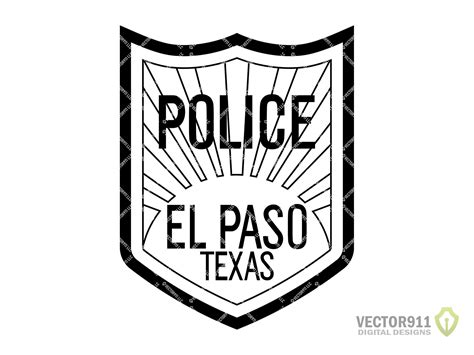 El Paso Texas Police Department Patch El Paso TX Law - Etsy