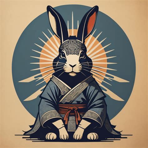 Samurai rabbit posing by Mehdimey on DeviantArt